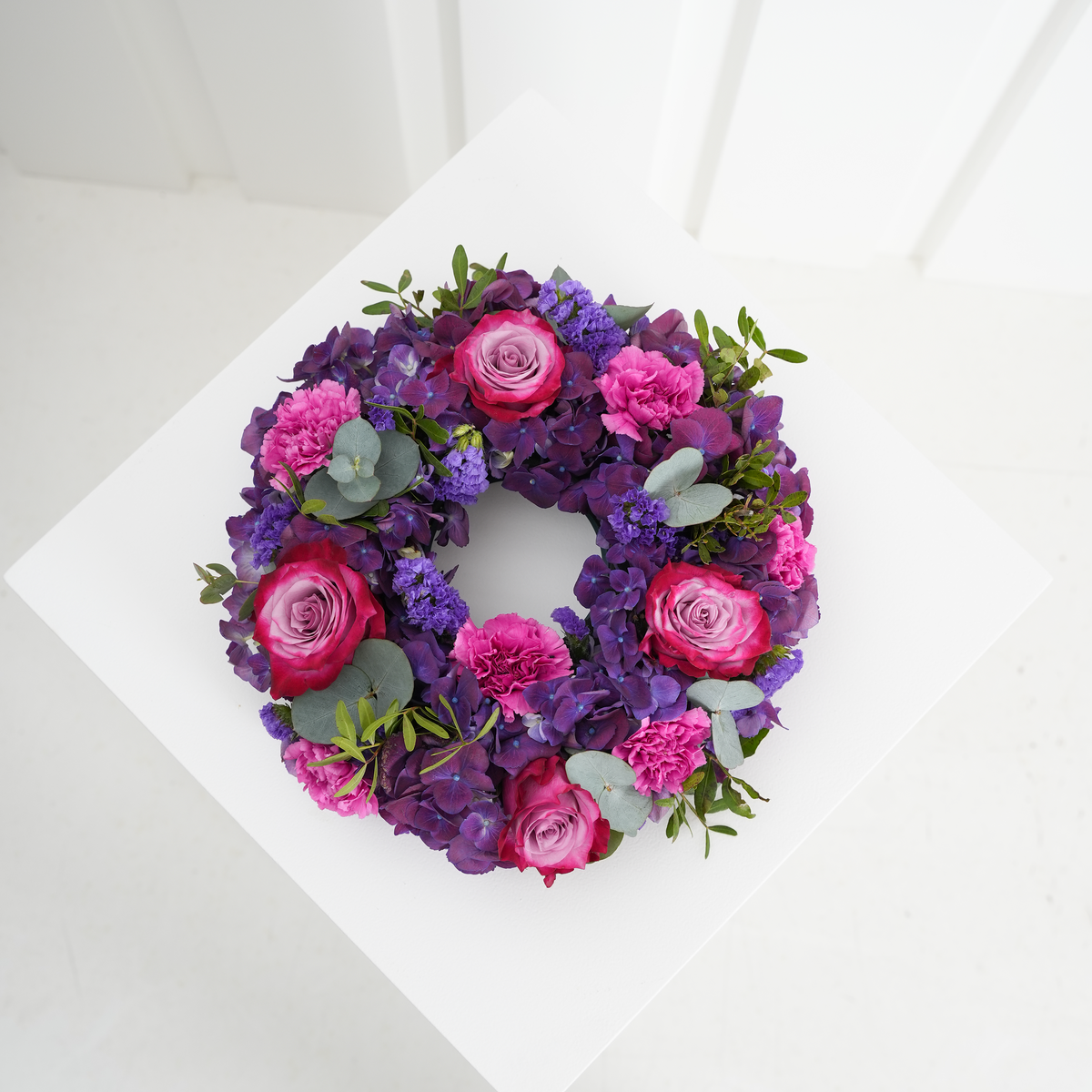 
              Lavender Funeral Wreath