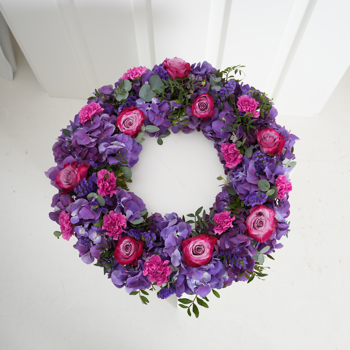 
              Lavender Funeral Wreath